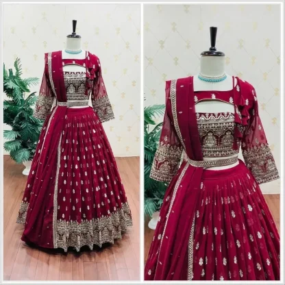 Readymade Embroidered Lehenga